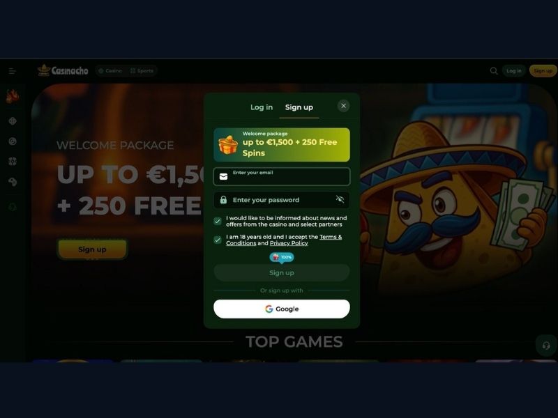 Casinacho Casino Nacho Casino para España — datos principales de la plataforma