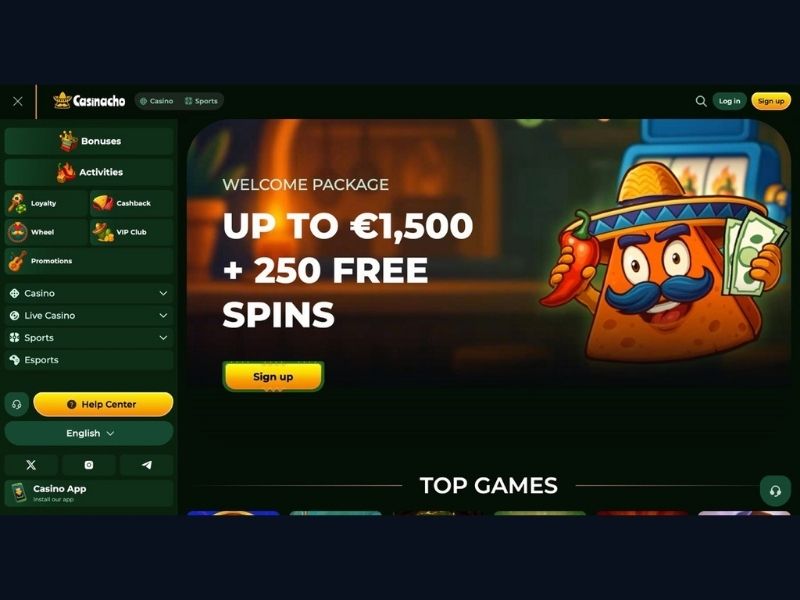 Torneos y recarga dominical de Casinacho Casino Nacho Casino para España